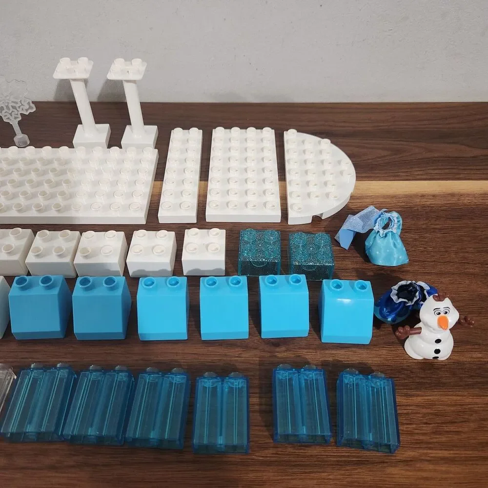 Lego Duplo 10899 Disney Frozen Ice Castle Incomplete Set 47 Pieces Olaf